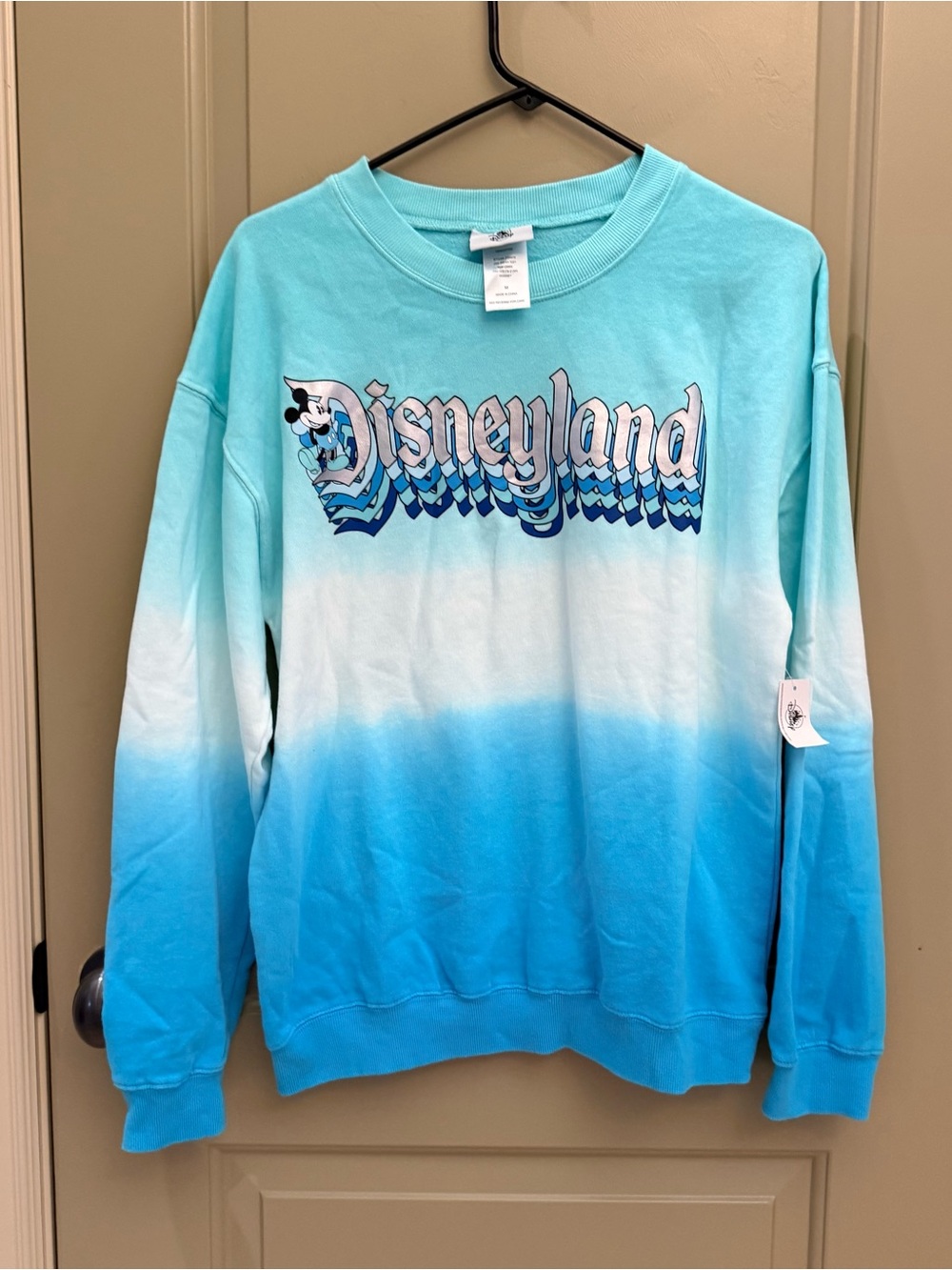 Disney Teal to Blue Ombre Crewneck Sweatshirt
